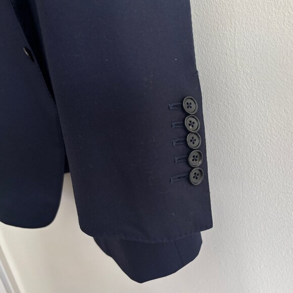Tom Ford Peak Lapel O Connor Navy Sport Coat/ Blazer, Surgeon's Cuffs - 38 - Picture 6 of 15